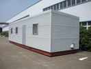 Chine Maisons modulaires élevées de carlingue de rondin d&#039;Eco d&#039;isolation, maisons modulaires préfabriquées vertes de rondin usine