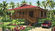 Pavillons à la maison en bois légers de plage de cadre en acier avec la douche, cuisine fournisseur